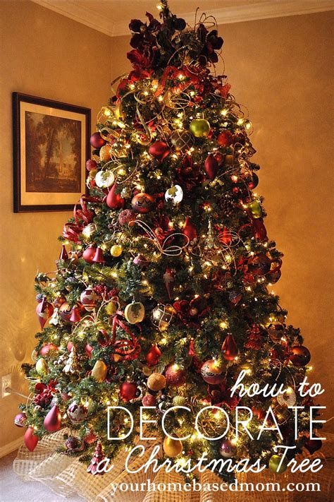 How To Decorate A Christmas Tree Tutorial By Your Homebased Mom