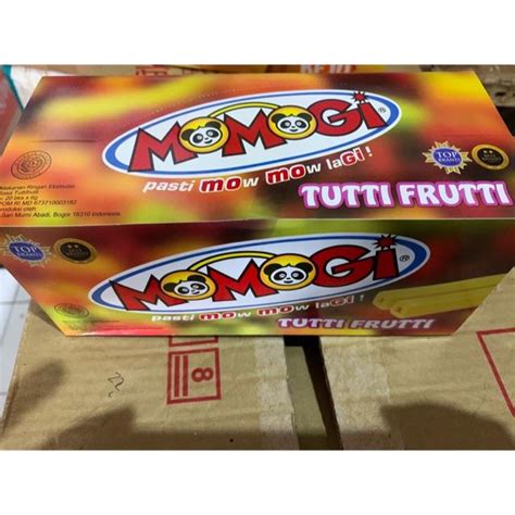 Jual Momogi Box Isi 20 Pcs Jagung Keju Coklat Tutti Fruity Capucino