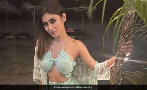 Mouni Roy Looks Like A Mermaid In A Blue Co Ord Set Posted These