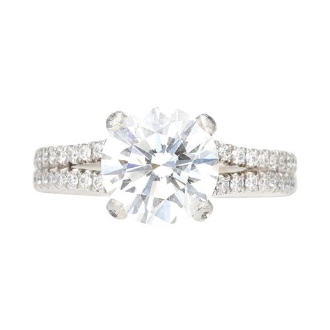 taffin platinum and 2 02 ct round diamond ring available for immediate sale at sotheby s