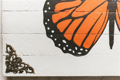 Monarch Butterfly Wood Wall Art