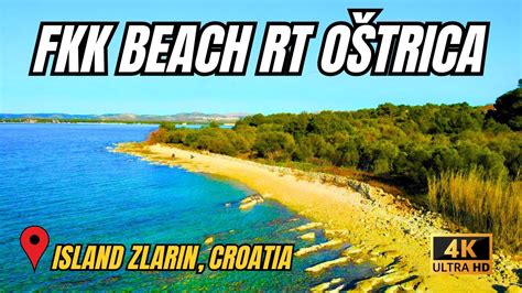 Fkk Beach Rt OŠtrica Island Zlarin Croatia 4k Youtube
