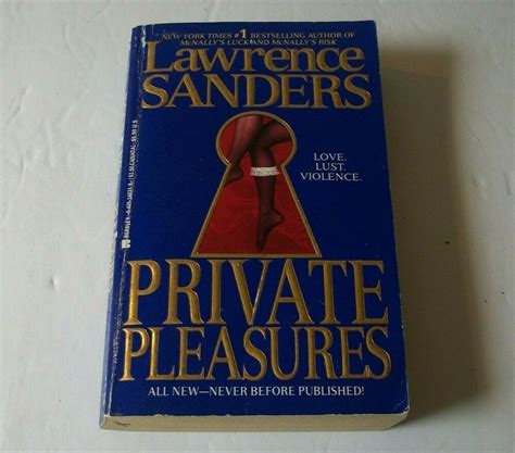 private pleasures by lawrence sanders 1994 mass market paperback novel in 2021 mass market