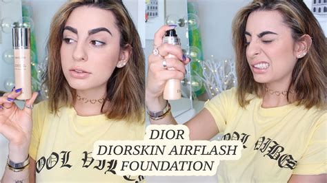 Diorskin Airflash Foundation First Impression Demo Youtube