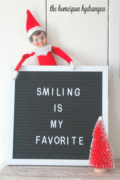 7 Elf On The Shelf Christmas Letter Board Ideas The Homespun Hydrangea