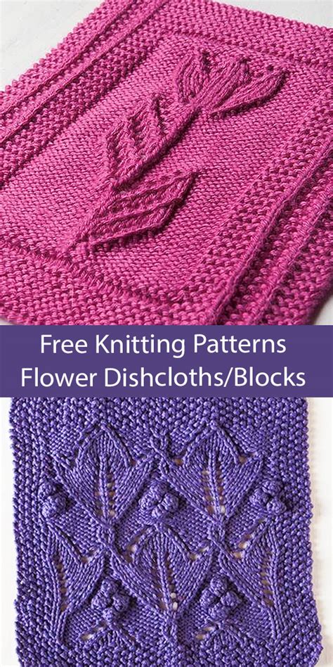 Flower Motif Knitting Patterns At In The Loop Knitting