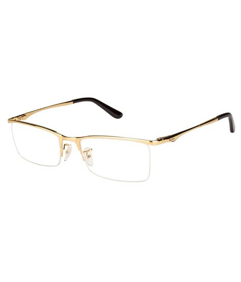 Ray Ban Golden Metal Eyeglasses Frame Buy Ray Ban Golden Metal Eyeglasses Frame Online At Low