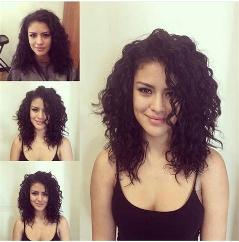 Shoulder Length Hairstyles For Curly Hair Haircuts For Curly Hair