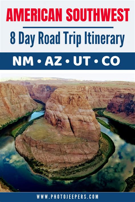 American Southwest Road Trip Guide 8 Day Itinerary New Mexico Road