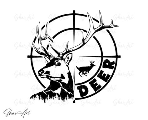 Deer Hunting Svg Hunting Scope Sight Hunting Svg Svg Png Etsy
