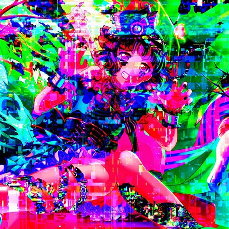 Rainbow Pfp Hange Zoe Aot Glitchcore Pfp Glitchcore Anime Anime Aesthe