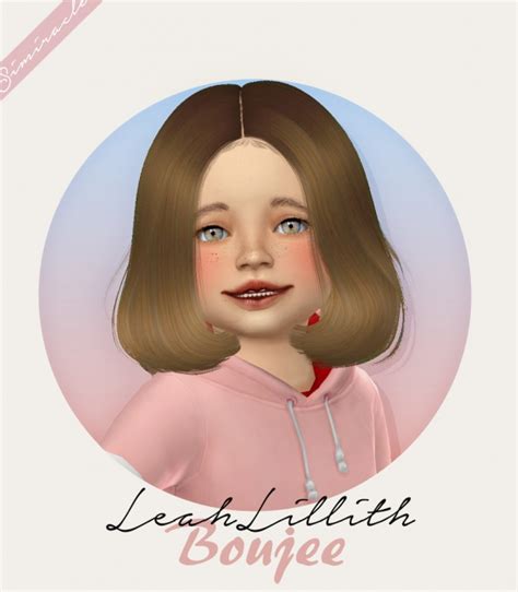 Leahlilliths Boujee Hair For Kids And Toddlers At Simiracle Sims 4