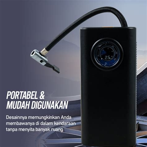 Eafc Pompa Ban Mobil Elektrik Inflator Portable Mah Sck