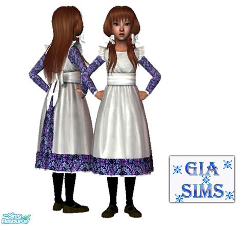 The Sims Resource Pinafore Dress