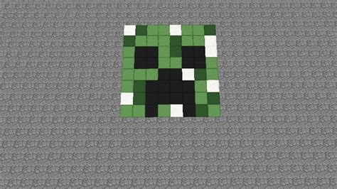 Creeper Pixel Art Minecraft Map