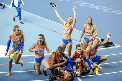 Dutch 4x400 Double At The European Indoor Athletics Championships