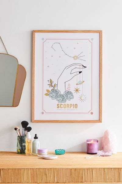 Emanuela Carratoni Zodiac Series Scorpio Art Print