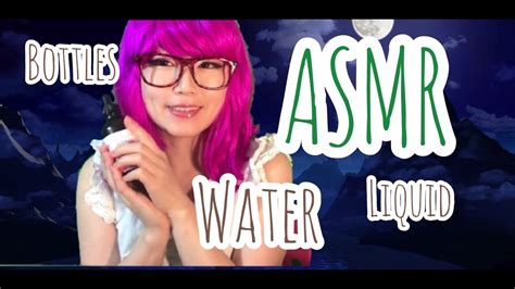 Asmrwater Liquid Sounds Bottles Shaking Tapping Triggers Youtube
