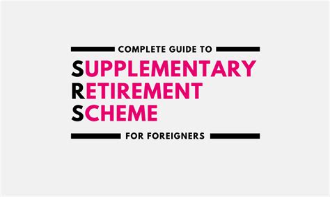 This is another area that creates significant problems for srs development because of the use of natural language. Complete Guide To Supplementary Retirement Scheme (SRS) Account For Foreigners In Singapore