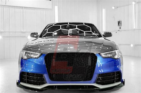 BKM Front Bumper With Lip Fits Audi A S B BK Motorsport