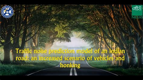 Road Traffic Noise Prediction Model Youtube