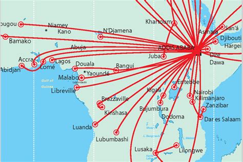 The Timetablist Ethiopian Airlines The Eastern And Southern African