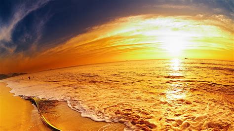 Hd Wallpaper Sunset Sea Sunlight Horizon Bangladesh Sky Water