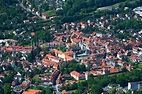 Bad Gandersheim aus der Vogelperspektive: Stadtansicht vom ...