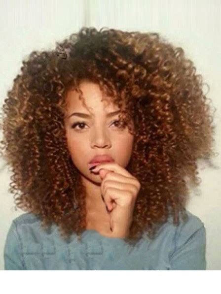 Auburn Brown Hair Color African American Curly Wig Uk