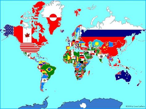 Worldflagmapbylouisbmp 879×657 Banderas Del Mundo Banderas