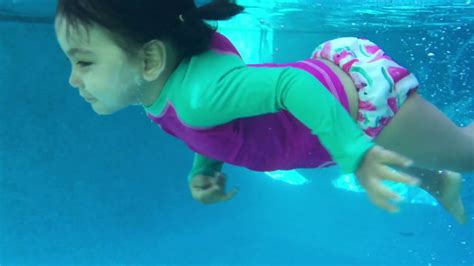 melina learns to swim at 20 months old infant self rescue technique movie trailer youtube