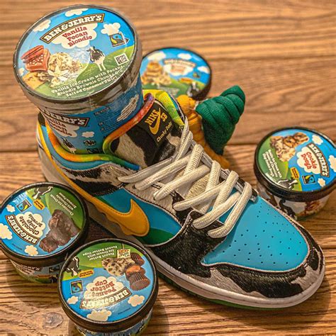 Ben And Jerrys Nike Sb Dunk Low Chunky Dunky