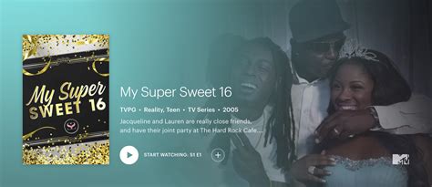 Watch My Super Sweet 16 Stream Season 10 And Old Episodes