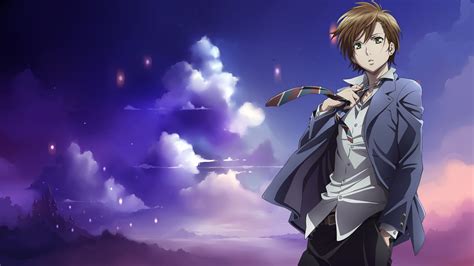 Wallpaper Illustration Anime Boys School Uniform