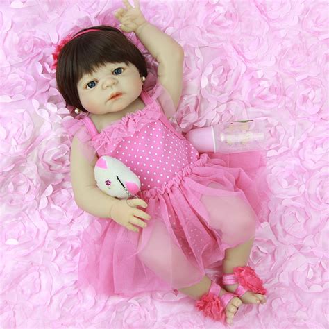 Npk Collection Reborn Baby Doll Full Silicone Body Girl 23inch 57cm