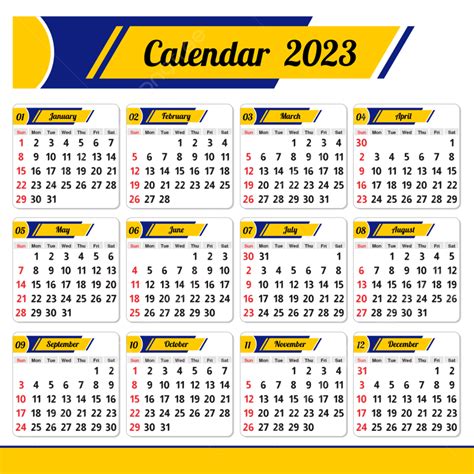 Calendar 2023 Colorful Wall Desk Happy New Year Calendar 2023 Wall