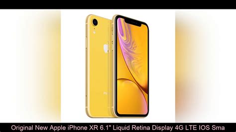 Original New Apple Iphone Xr 61 Liquid Retina Display 4g Lte Ios