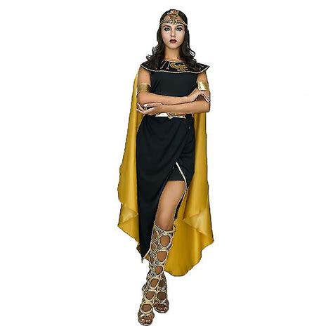 Halloween Ancient Egyptian Costumes Pharaoh Empress Cleopatra Queen Priest Cosplay Clothing For