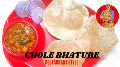The lovely chole and the puffed bhature can grab any one to it. Chole Bhature Perfect Recipe । Restaurant Style । Lockdown ...