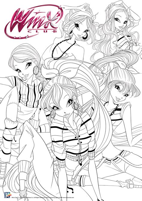 Worldofwinxclub Cartoon Coloring Pages Cute Coloring Pages Love Porn