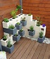 30 ideas para decorar el jardín con bloques de cemento - Dale Detalles