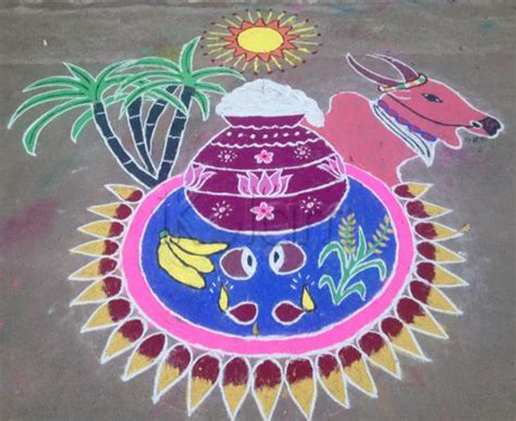 Pongal is celebrated on jan 15th this year and what's special about it? Pongal Kolam Designs Sankranti 2021 Muggulu Designs ...