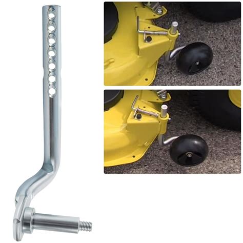 Am Mower Deck Gauge Wheel Arm For John Deere X X Series Am Ebay