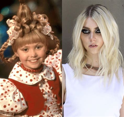 ‘the Grinch Cast Then And Now See Taylor Momsen All Grown