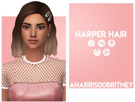 My Sims 4 Blog Hair And Clothing By Aharris00britney