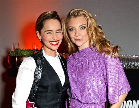 Emilia Clarke And Natalie Dormer From The Big Picture Todays Hot Photos