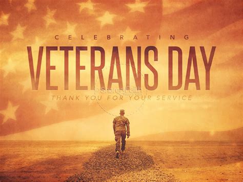 Veterans Day Powerpoint Template Free