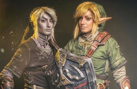 This Legend Of Zelda Cosplay Beautifully Brings Link And Dark Link