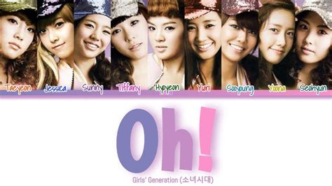 Girls’ Generation 소녀시대 Oh Color Coded Lyrics Youtube
