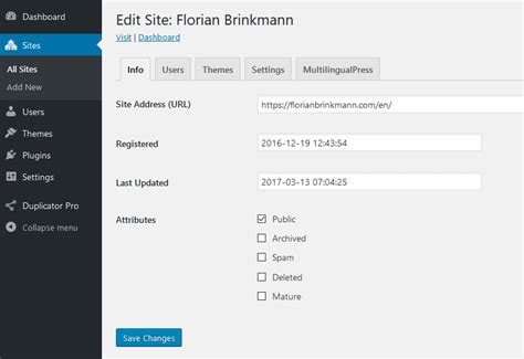 WordPress Multisite With A Mix Of Subdomains And Subdirectories Florian Brinkmann